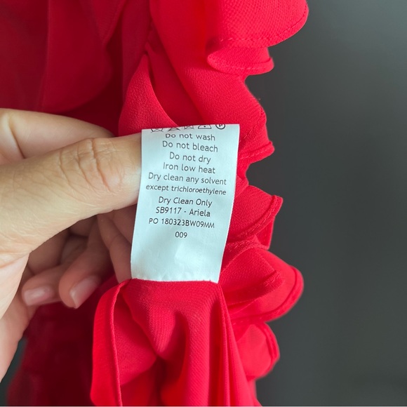 House of CB Red Ruffle Maxi Dress - Picture 9 of 16